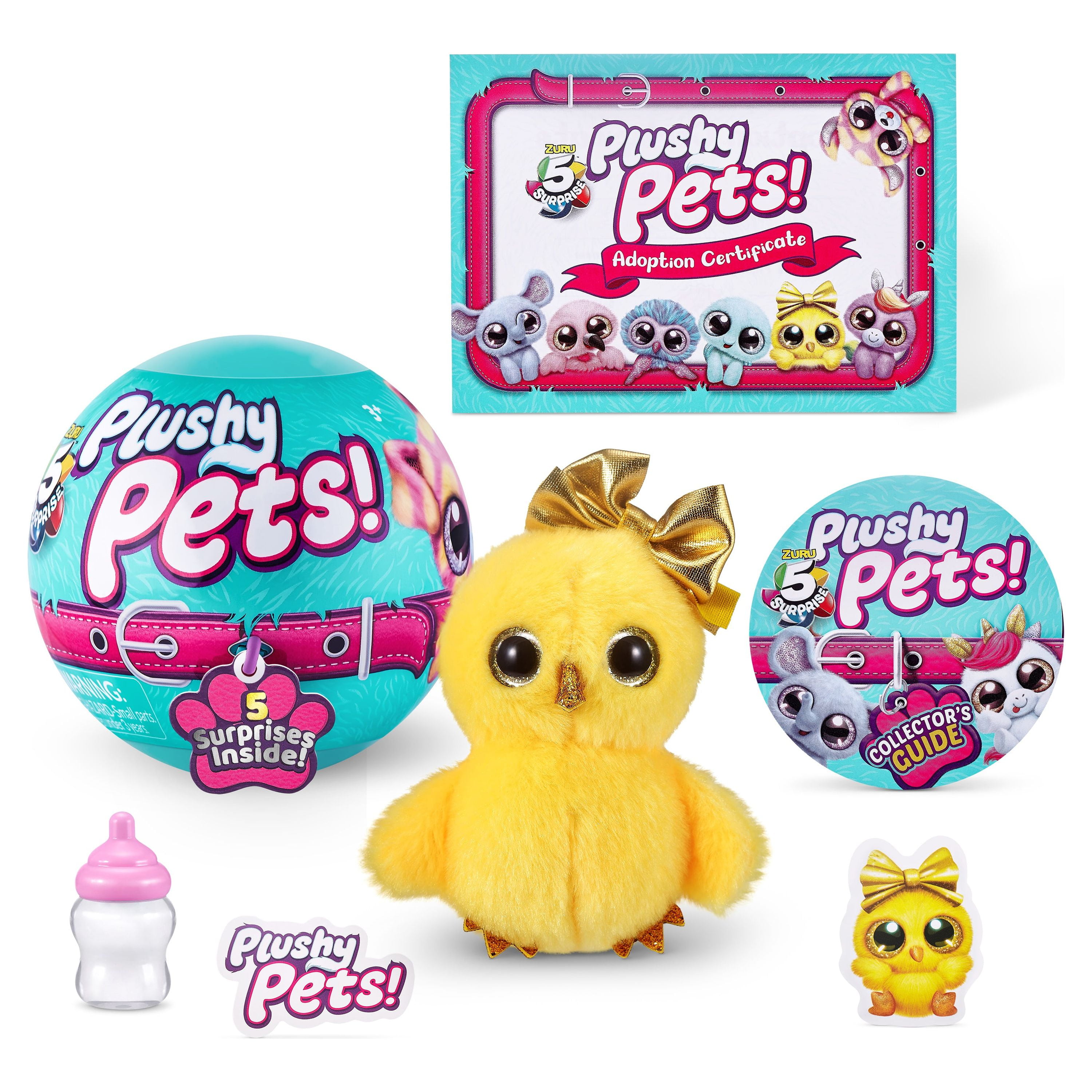 Adopt Me! 5 Surprise Plush Pets, Stuffed Animal Plush Toy