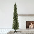 thumbnail image 4 of Open Box Home Heritage 9 Foot Pre-Lit Artificial Stanley Pencil Tree w/ Stand, 4 of 11