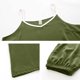 thumbnail image 5 of Karight Sleepwear for Womens Straps Tank Top Shorts 2 Piece Pajamas Lace Faux Silk Nightgowns Plain Match Thin Pjs Sets, 5 of 5
