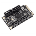 thumbnail image 2 of High-Speed SATA 3.0 Adapter Efficient Data Management: Mini PCIe to 4 Ports SATA 3.0 Adapter - Fast and Reliable, 2 of 6