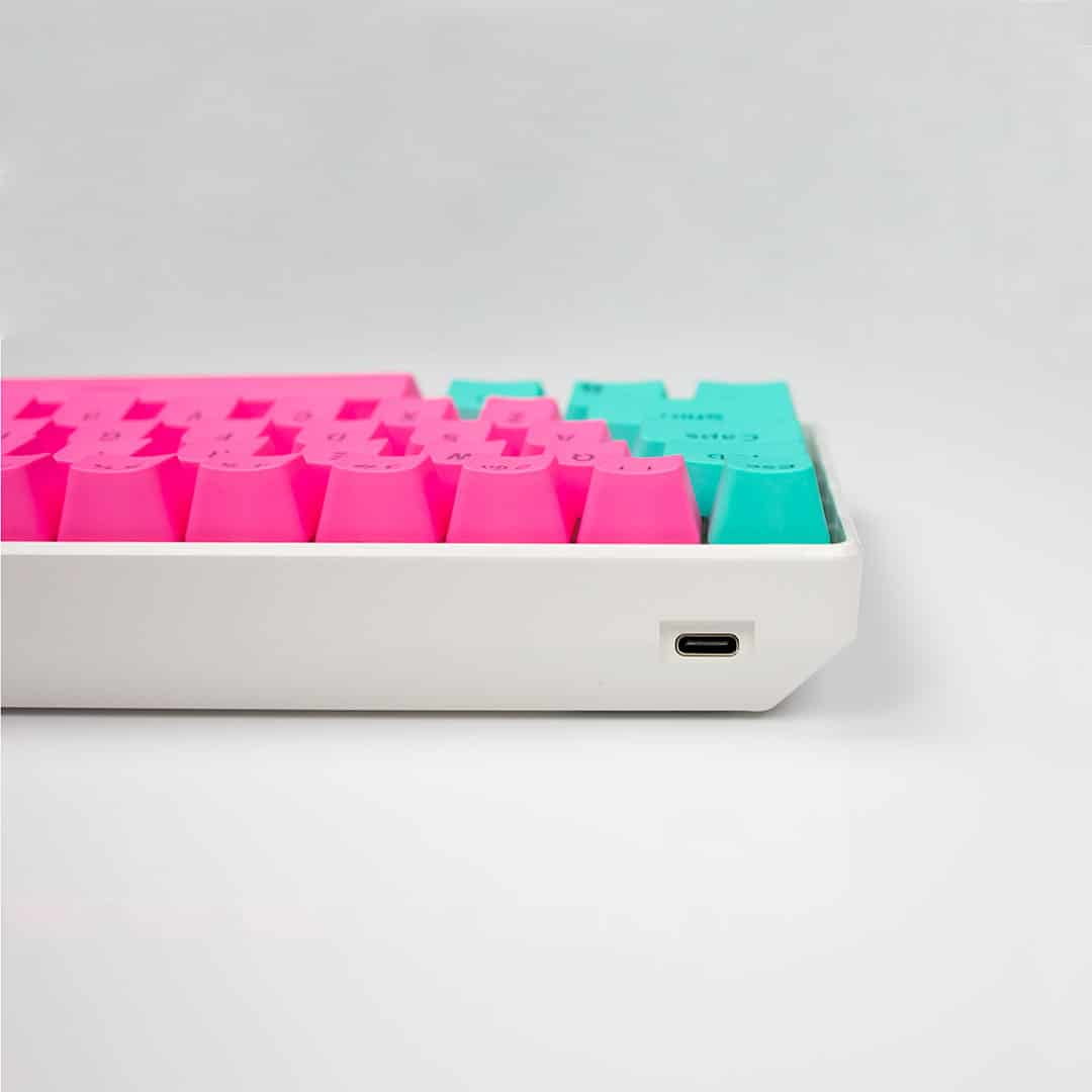 GK61xs Bluetooth RGB Keyboard Kit with Hotswap PCB | Double spacebar attachment