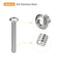 thumbnail image 4 of #8-32x1-1/4" Button Head Socket Cap Screws, 50 Pack 304 Stainless Steel Screws, 4 of 5