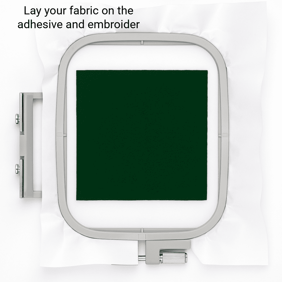 H.B.I. Products Self Adhesive Tear Away Embroidery Stabilizer 12" x 10 Yards for Machine Embroidery - Peel & Stick - Sticky Tear Away