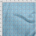 thumbnail image 4 of oneOone Cotton Poplin Twill Arctic Blue Fabric Abstract Craft Projects Decor Fabric Printed By The Yard 56 Inch Wide, 4 of 4