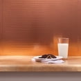 thumbnail image 5 of FASÄDE Ripple Decorative Vinyl Backsplash Panel in Polished Copper (6X6 Inch Sample), 5 of 5
