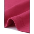 thumbnail image 5 of Agnes Orinda Women's Plus Size Tops Sweetheart Neck Puff Short Sleeve Pleated Shirts Summer Casual Blouses 2X Rose Red, 5 of 6