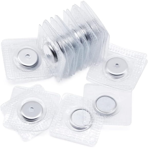 12 Pairs 1.18 Inch Invisible Hidden Sew Magnetic Snaps, PVC Hidden Purse Closures, Fastener Snaps for Handbag Clothing Clasp DIY Crafts