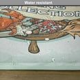 thumbnail image 6 of Ambesonne Underwater Place Mats Set of 4, Fishing Sea Food, Standard Size, Mint Green Multicolor, 6 of 6