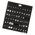 thumbnail image 4 of Aretes colgantes para mujer jinwen Conjuntos de 30 pares pendientes abrazadera de oreja, 4 of 6