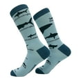 thumbnail image 2 of Help Me Shark Socks Funny Sarcastic Sharks Graphic Novelty Footwear for Men, 2 of 7