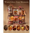 thumbnail image 5 of Robotime Wooden 3D Puzzle - Dream Coffee Factory Music Box, Tiny House Building Kits for Home Decor, 593PCS Puzzle Toys Craft Kits for Adults, Gifts for Adults Kids, 5 of 9