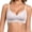 Pink, variant on Bras For Women, Embossed Jacquard Wire-Free Bra, Gel Padded Adjustable Strap Front Snap Push-Up For Daily Summer Wear White M