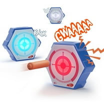 NERF 360 Battlezone Audio Target Game – Immersive 360° Foam Dart Blaster Challenge with LED Targets & Sound FX – 4 Game Modes by Wilder Toys