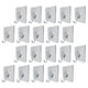 thumbnail image 1 of Ganchos adhesivos prácticos para 20 piezas, ganchos de pared impermeables, sin clavos, colgadores adhesivos, gancho para bolsa de llaves para baño y cocina, 1 of 7
