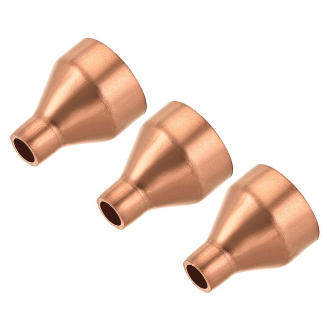 Unique Bargains Copper Reducing Coupling Fitting with Sweat End, 1/4 x 3/4 Inch ID for HVAC Refrigeration Adapter, Pack of 3
