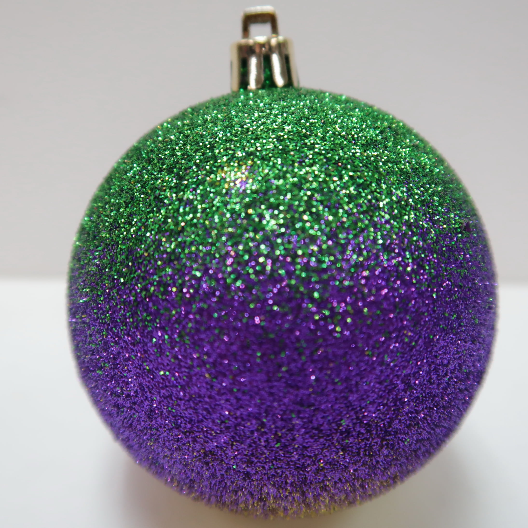 50mm Purple Green Gold Ornaments