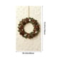 thumbnail image 3 of Cubierta navideña para puerta | Cortina navideña con bordado estereoscópico para decoración de pared y mesa | Decoración festiva para fiestas en el hogar y uso interior, 3 of 6
