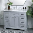 thumbnail image 2 of Elegant Kitchen and Bath 42 in. Single Bathroom Vanity set in light grey, 2 of 20