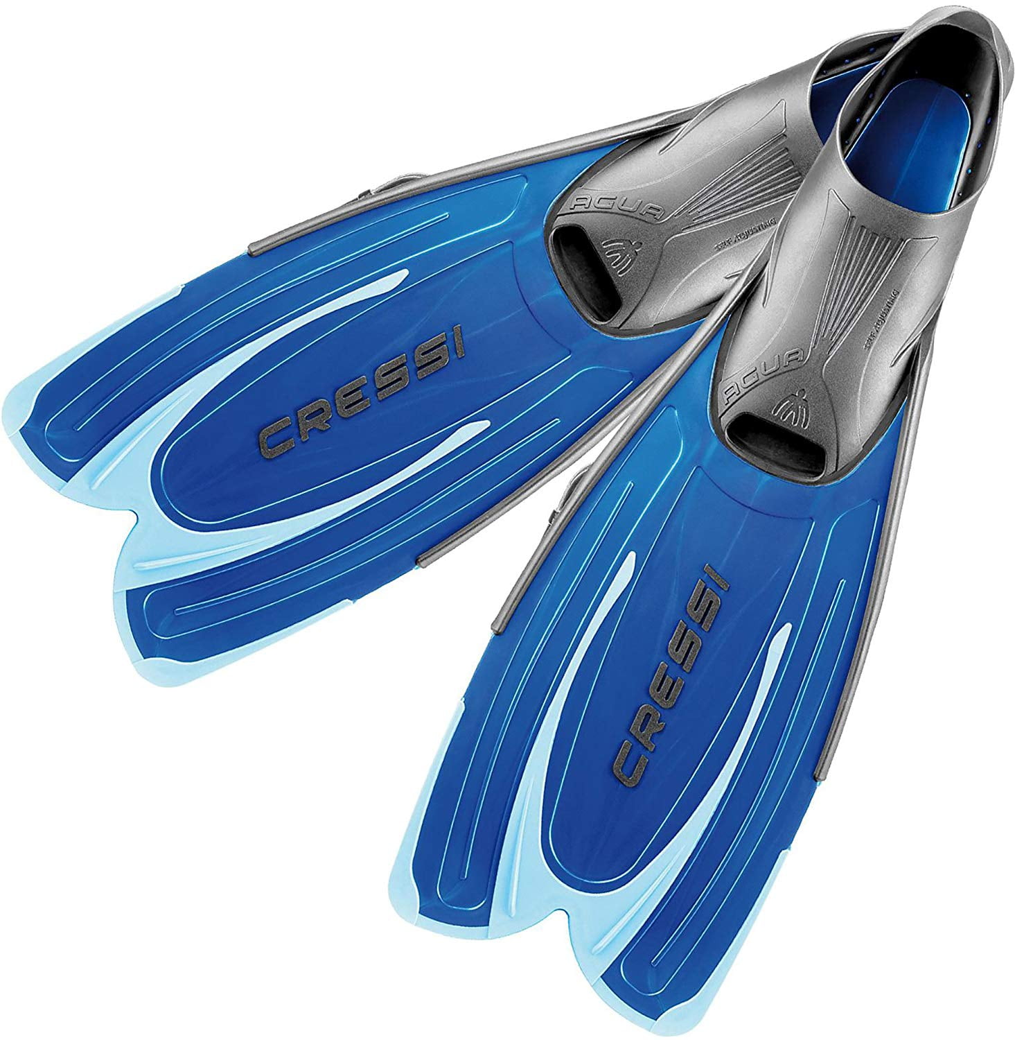 Cressi Adult Snorkeling Full Foot Pocket Fins Good Thrust Rondinella: Designed and Made in Italy Light Fin 