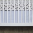 thumbnail image 2 of Disney Mickey Mouse 3-Piece Crib Bedding Set, Crib, Blue, Timeless Mickey Collection, 2 of 8