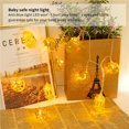 thumbnail image 2 of Toystoory Guirnalda de luces LED decorativas con pilas, luces de hadas blancas cálidas para Navidad, cumpleaños, bodas en interiores Iluminación navideña Toystoory HA014874-00, 2 of 6