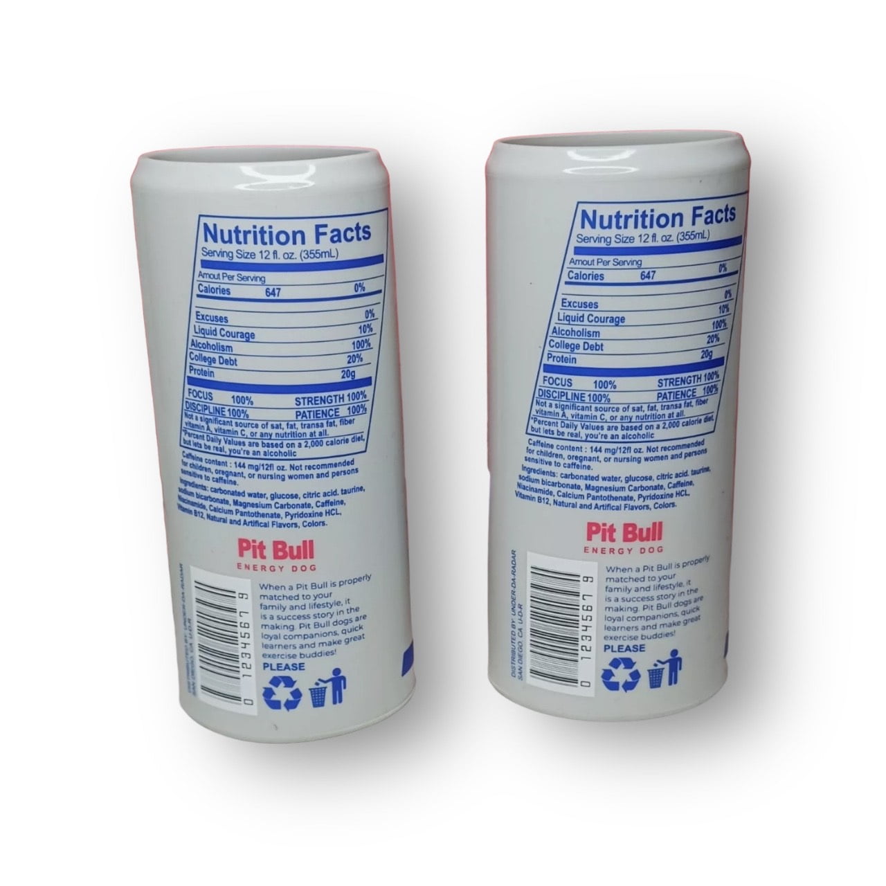 2-pack silicone beer can covers - hide a beer for 12oz (355mL) slim/skinny cans