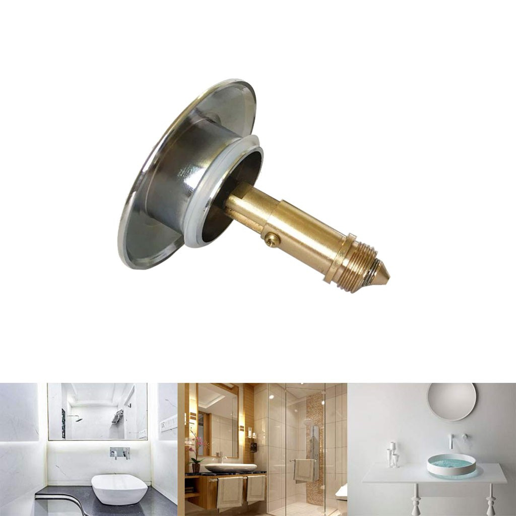 Sink Bath Basin Waste Easy Up Click Spring Mechanism Brass Plug New