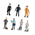 thumbnail image 2 of 7x Estatuas de Simulación Figuras Decoración de personas Figuras de acción humana Modelo para niños Cake de regalo Topper juguete para niños, 2 of 8