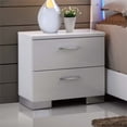 thumbnail image 2 of Newboti Furniture 2 Drawers Nightstand with Chrome Legs, White BN.0989, 2 of 5