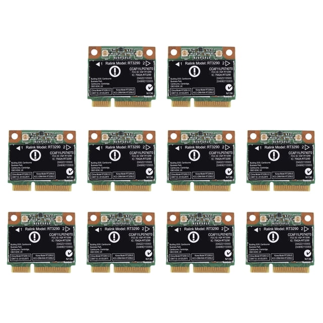 10X 150Mbps 2.4Ghz RT3290 802.11B / G / N Wireless Wlan WIFI + Bluetooth BT 3.0 Half Mini PCI-E Card para HP CQ58 M4 M6