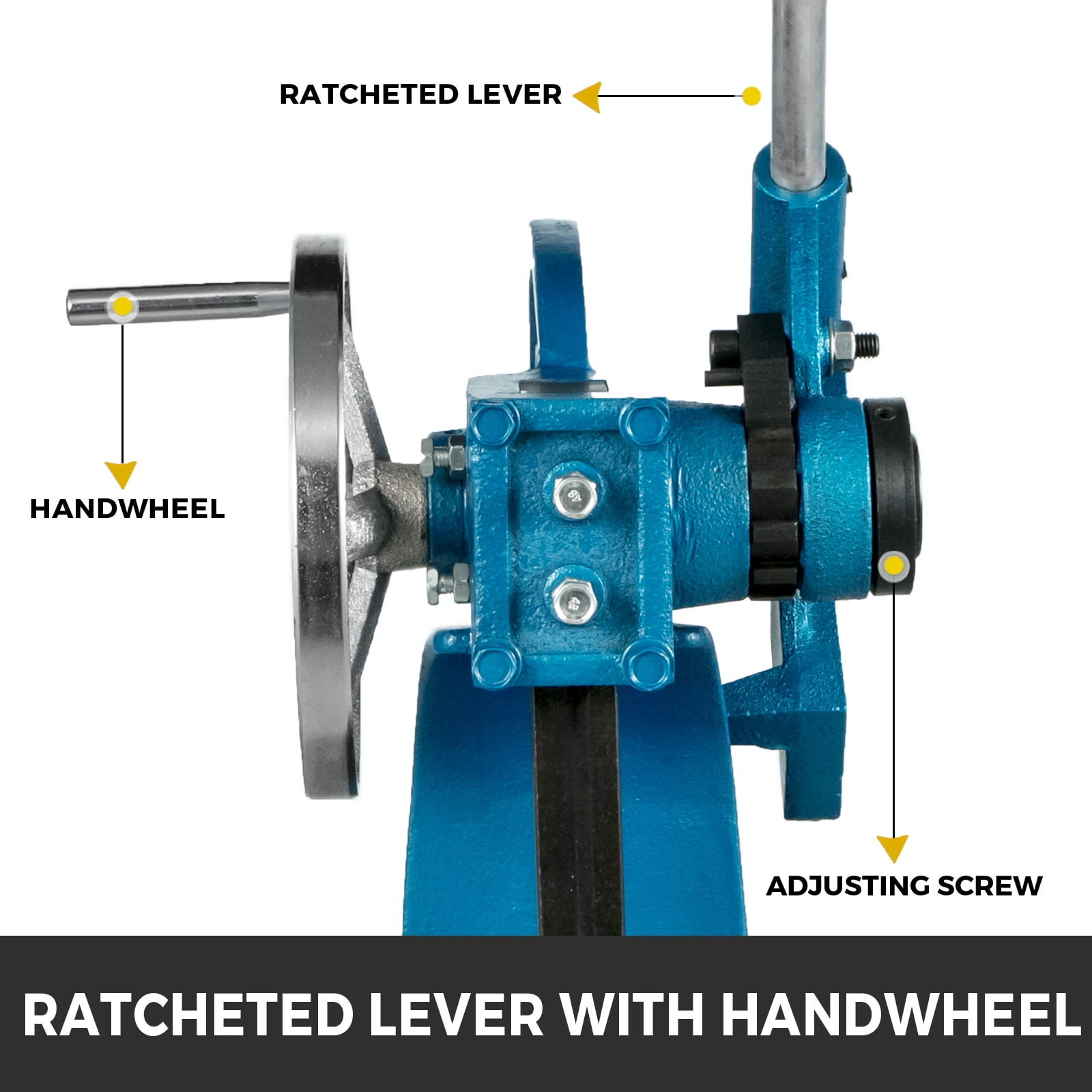 VEVOR Arbor Press 1 Ton Rivet Press Machine with Handwheel Cast Iron  Assembly – ASA College: Florida