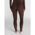 thumbnail image 3 of ClimateRight by Cuddl Duds Stretch Fleece Women's Natural Rise Base Layer Legging, Sizes XS to 4X, 3 of 5