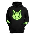 thumbnail image 1 of Sudadera Que Brilla En La Obscuridad Jolteon Cara Pokémon, 1 of 3