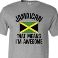 thumbnail image 4 of Inktastic Jamaica Awesome Jamaican T-Shirt, 4 of 5