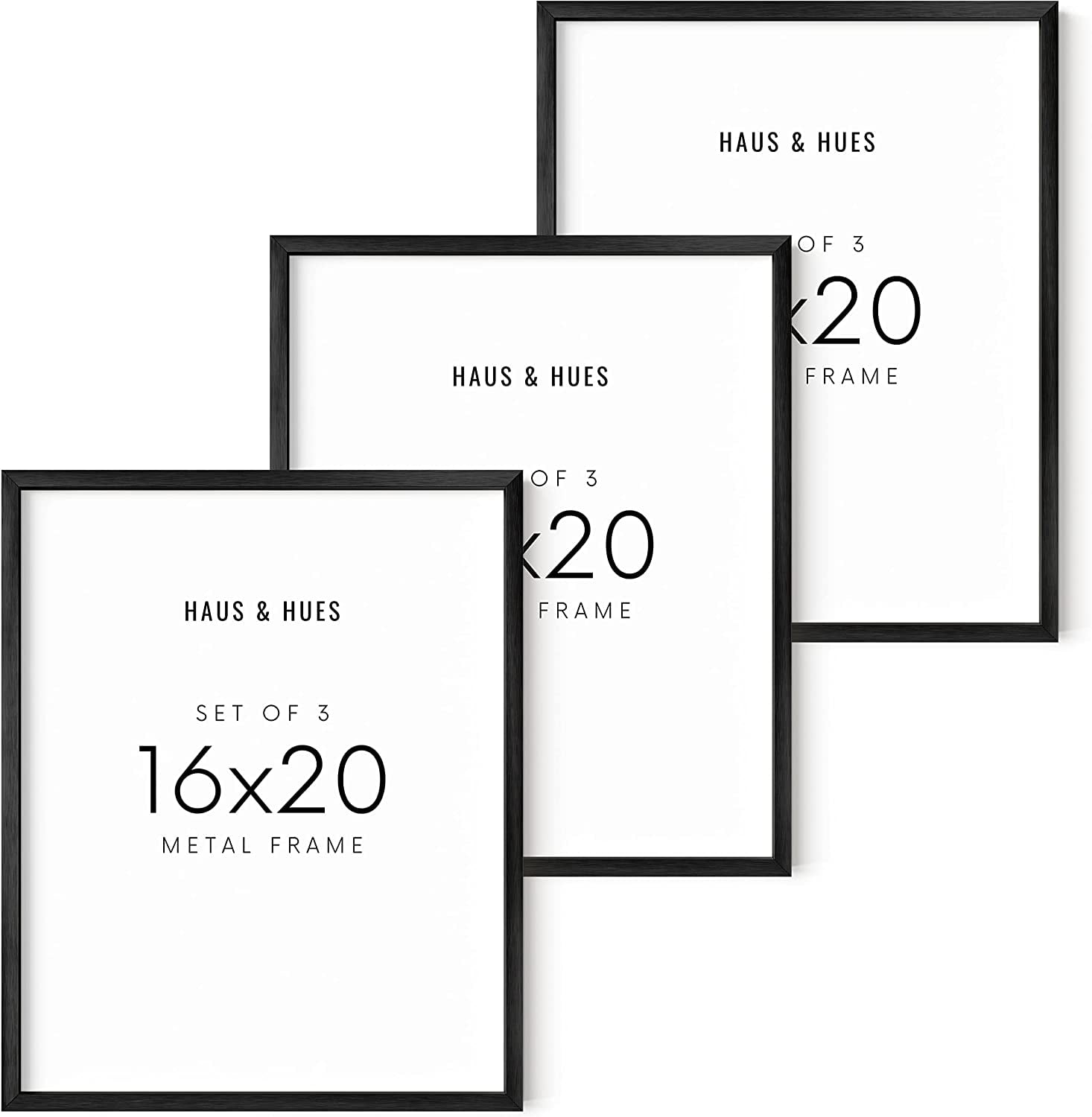 Haus and Hues 16x20 Poster Frames For Wall 16x20 Frames Set of 3