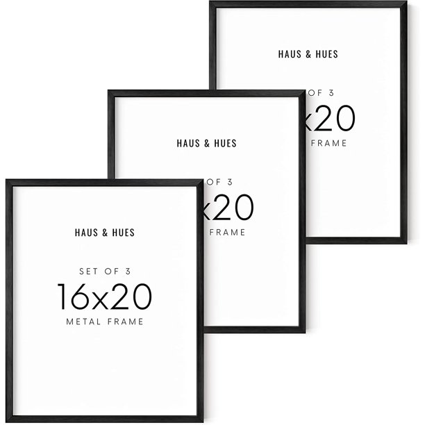 Haus and Hues 16x20 Poster Frames For Wall 16x20 Frames Set of 3