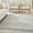 Ivory/Slate, variant on Nourison Elwood Moroccan Modern Mocha 2'2" x 4'5" Area Rug, (2' x 4')
