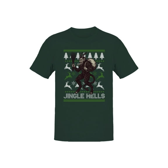 Jingle Hells Krampus Design Men's T-shirt
