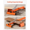 thumbnail image 2 of VEVOR 12 inch Vinyl Floor Cutter, 10mm Thick Laminate Flooring Cutter with Cutting Angle Guide, Rubber Handle, Honing Stone, D2 Steel Blade for Cutting Laminate, Vinyl, Home Renovation, 2 of 9