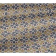 thumbnail image 5 of oneOone Viscose Jersey Fabric Check & Triangle Ikat Decor Fabric Printed BTY 60 Inch Wide, 5 of 5