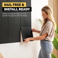 thumbnail image 4 of Tablero de corcho WallHero grande de 150 x 90 cm con 15 azulejos de fieltro, 4 of 6