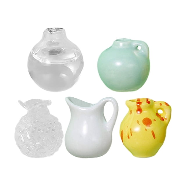 Modern Home Decor, Vase Magnets Ceramic Vase Refrigerator Magnets 3D Ceramic Flower Vase Cute Plant Vase Fridge Magnets Kitchen Decoration