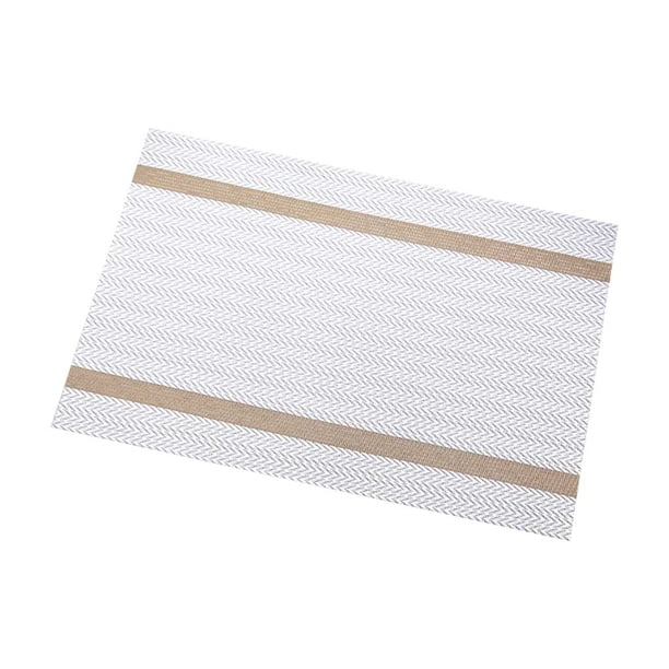 Mantel de PVC Billuyoard Patrón de rayas Aislamiento Mesas de comedor Type2 NO2