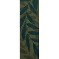 thumbnail image 2 of Emery, Kristin 11x24 Gold Ornate Wood Framed with Double Matting Museum Art Print Titled - Medium Green Leaves, 2 of 4