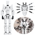 thumbnail image 4 of Figures Modelo Robot Unión Múltiple Conjunto Robots para Coleccionistas () White, 4 of 9