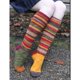 thumbnail image 2 of Medias de rayas de colores, calcetines de algodón para mujer, calcetines casuales de colores, estilo europeo y americano, calcetines hasta la rodilla de Halloween y Navidad coloridos, 2 of 6