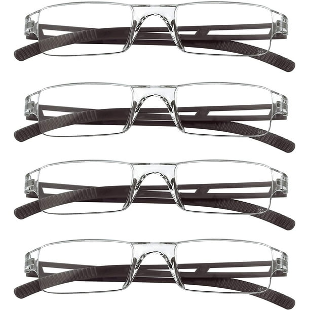 4 Pairs Reading Glasses, Blue Light Blocking Glasses, Computer