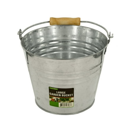 Large Metal Garden Bucket (Pack Of 4) - Walmart.com