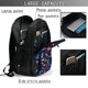 thumbnail image 4 of Fotbe Space Dinosaur Mochila con Estampado y Puerto USB para Hombre y Mujer, Mochila Antirrobo, Mochila de Viaje, Mochila Escolar, Mochila Universitaria, 4 of 7
