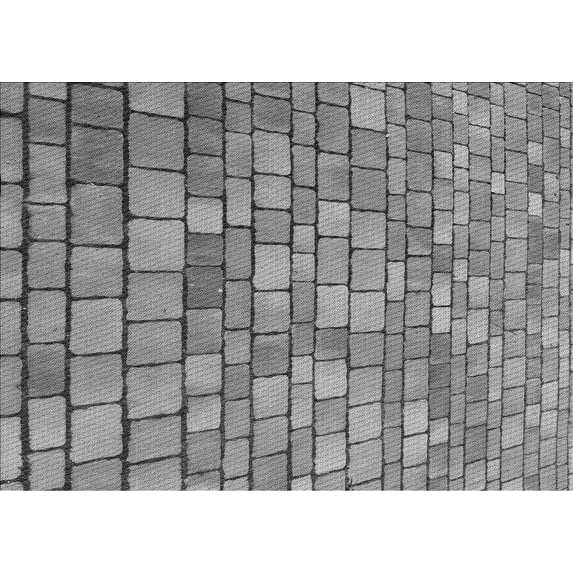 Ahgly Company Indoor Rectangle Patterned Ash Gray Area Rugs, 3' x 5'